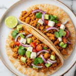 Mediterranean Ground Chicken Pitas