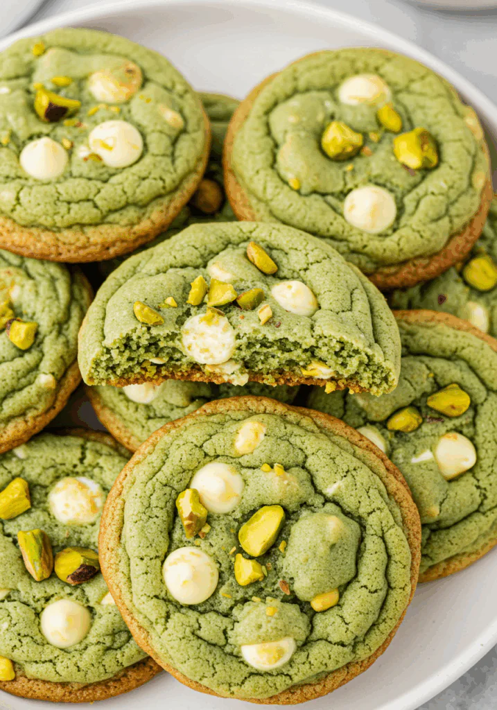 Pistachio Pudding Cookies