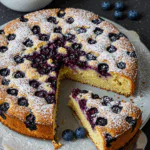German Blueberry Cake (Blaubeerkuchen)