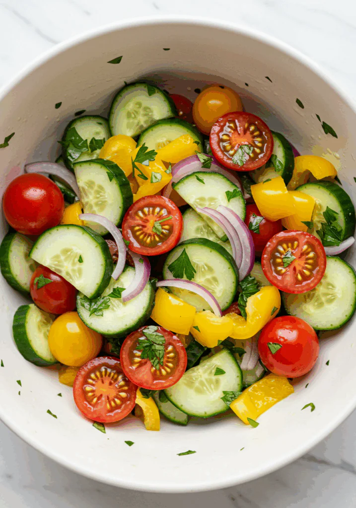 Cucumber Sweet Pepper Salad